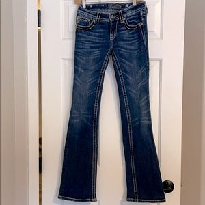 Miss me rhinestone detail jeans